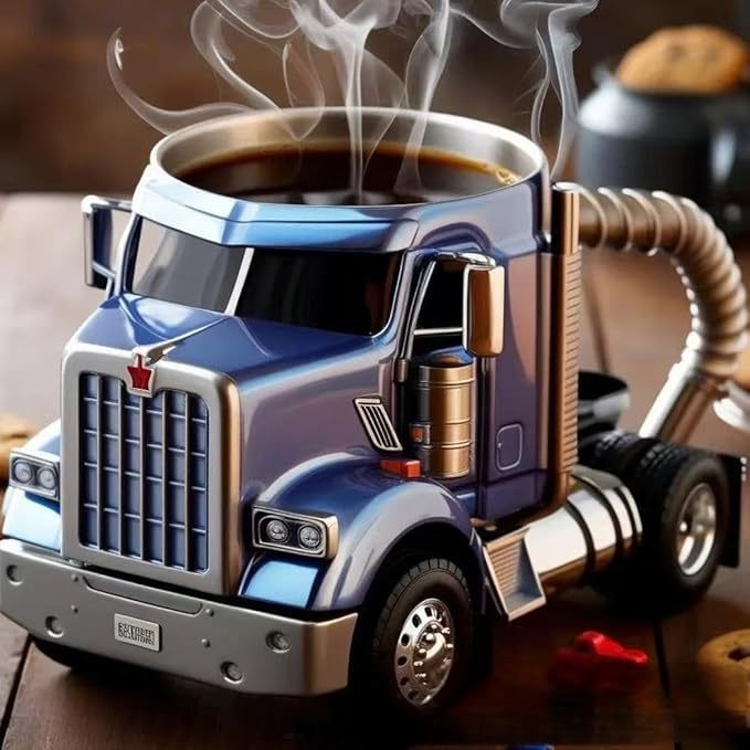 Durable Semi-Truck Coffee Mugs For Family