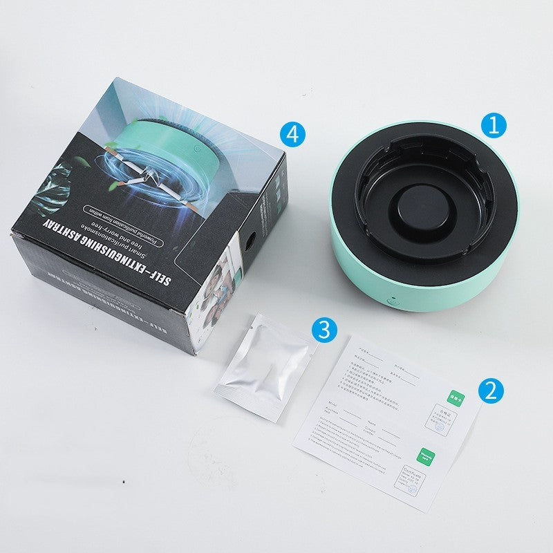 Portable Smoke Removal Air Purification Ashtray