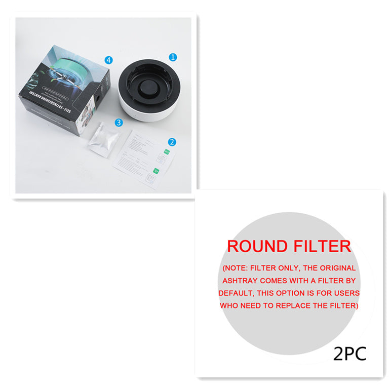 Portable Smoke Removal Air Purification Ashtray