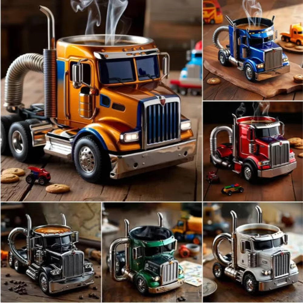 Durable Semi-Truck Coffee Mugs For Family