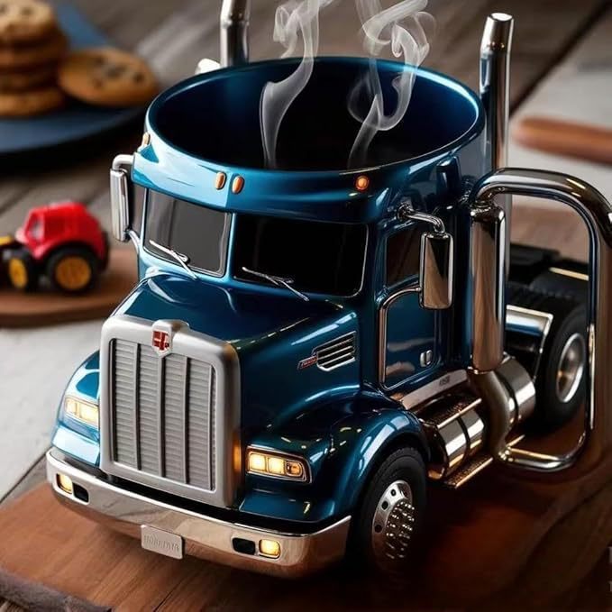 Durable Semi-Truck Coffee Mugs For Family
