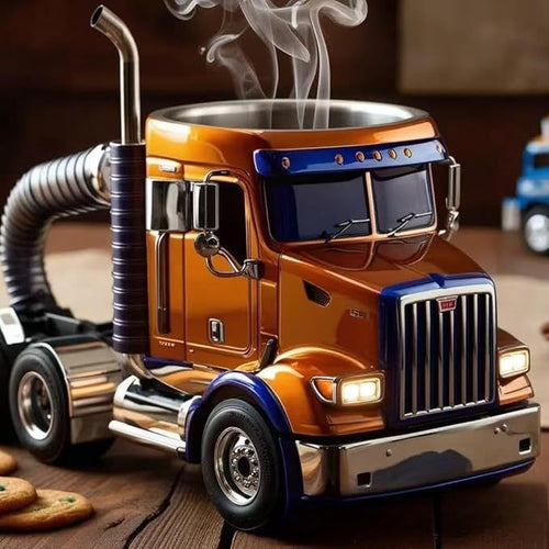 Durable Semi-Truck Coffee Mugs For Family