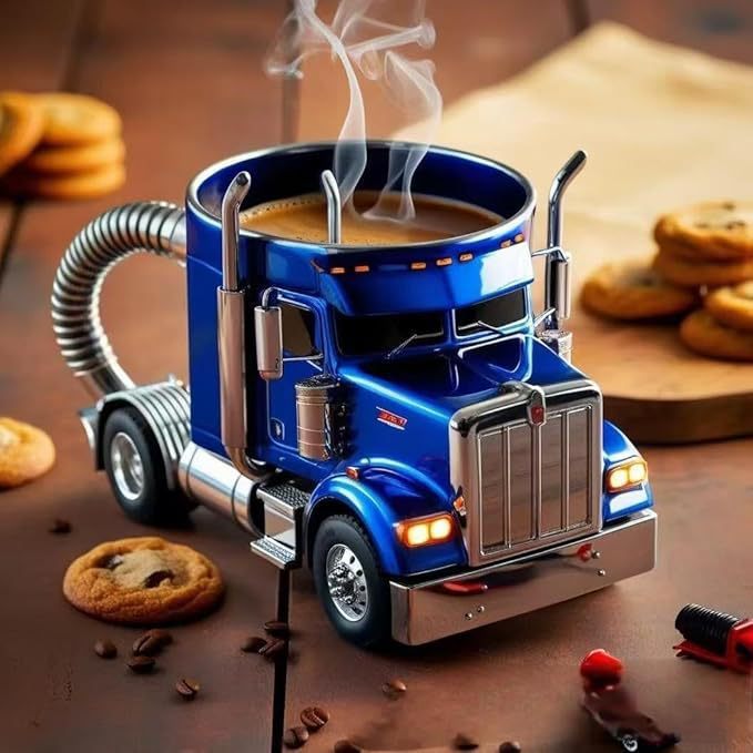 Durable Semi-Truck Coffee Mugs For Family
